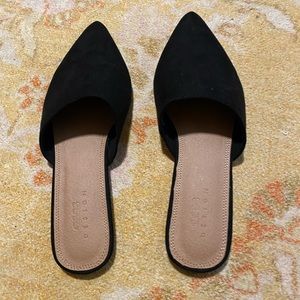 Black ASOS pointy toe mule
